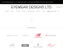 Tablet Screenshot of eyeweardesigns.com